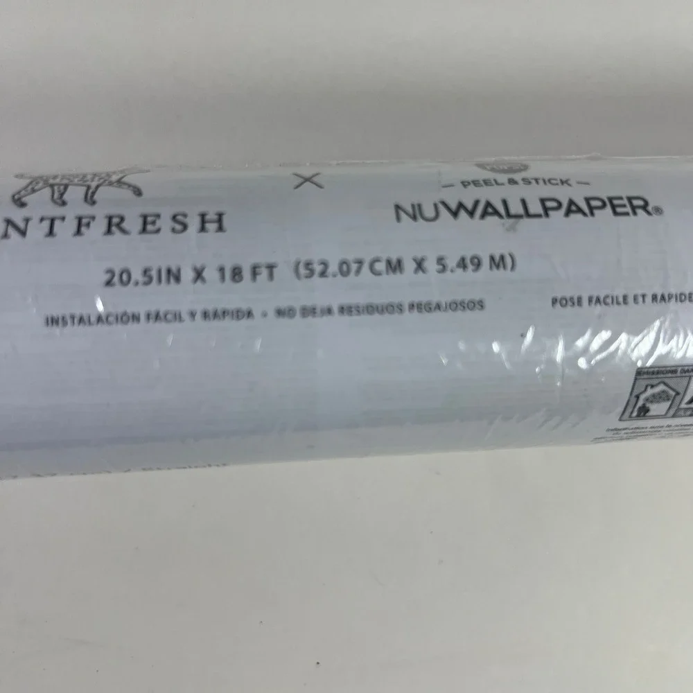 Printfresh x‎ NuWallpaper Navy Blue Tiger Peel and Stick Wallpaper PFS6106 18ft
